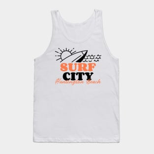 Surf City Huntington Beach USA Tank Top